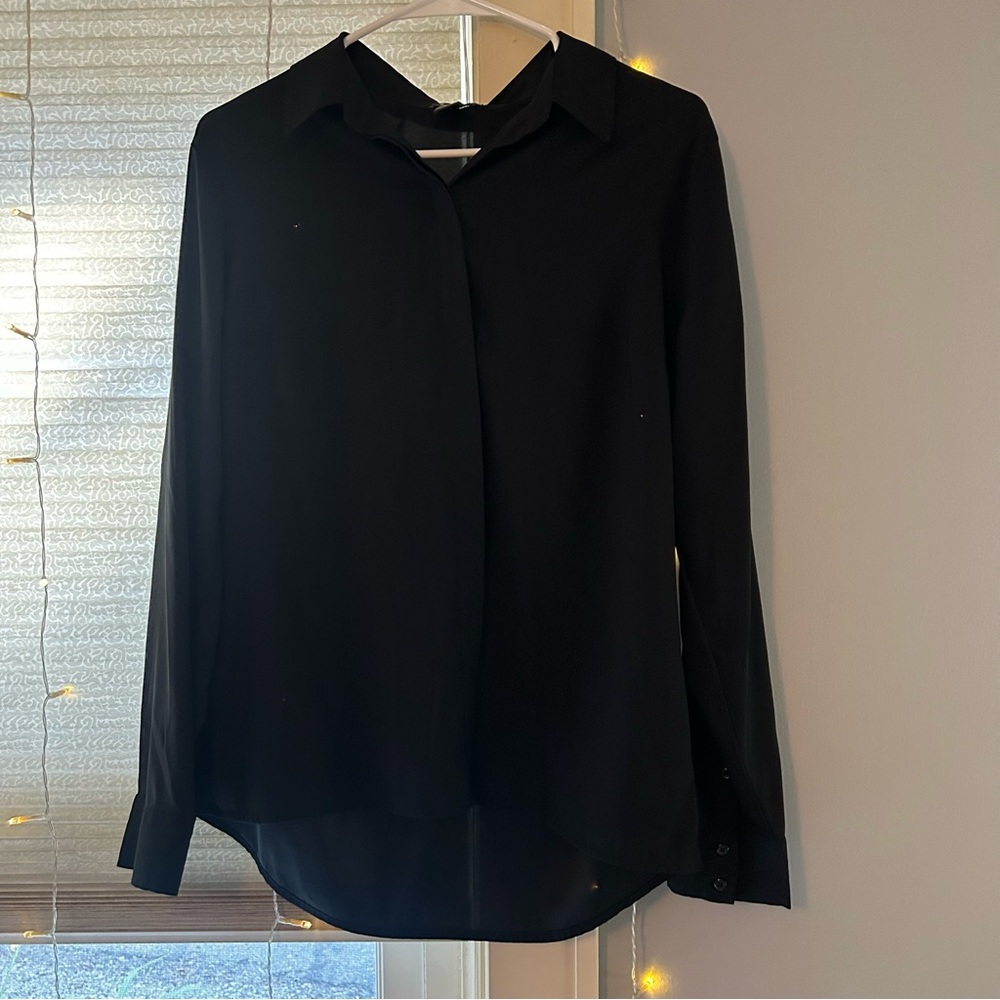 Express Black Button Down Shirt